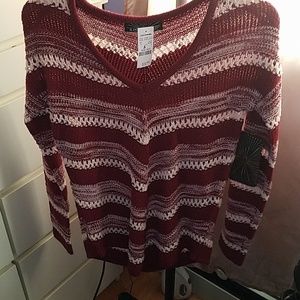 NWT knit v-neck sweater